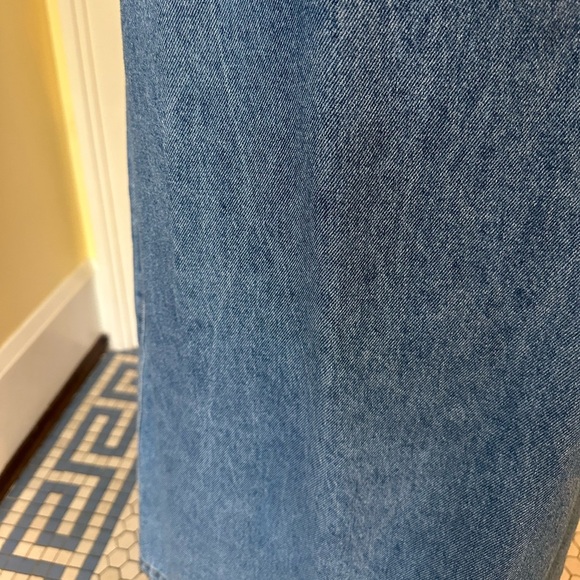 CMC | Vintage Denim Maxi Skirt with Side Button Detail, Size M - Picture 5 of 10